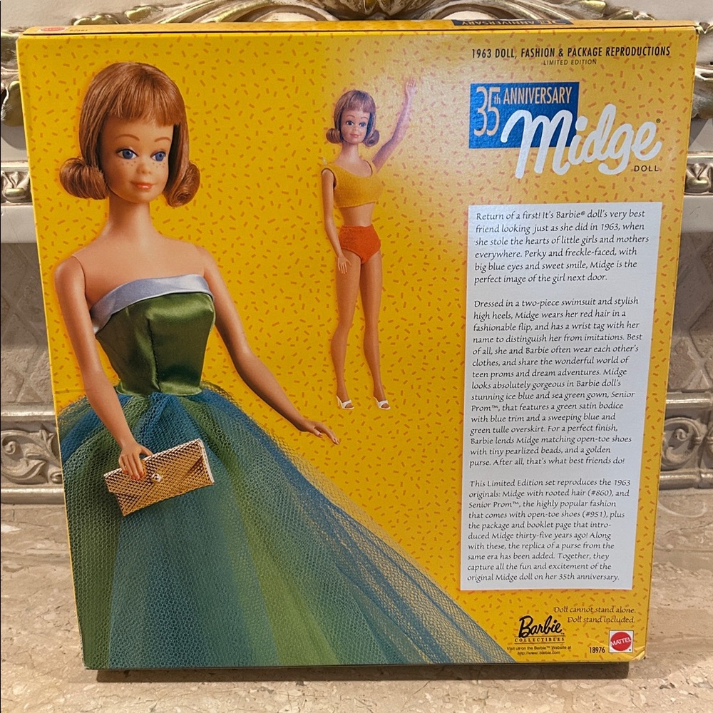NWT 35th Anniversary Mattel Midge Doll - Picture 6 of 6